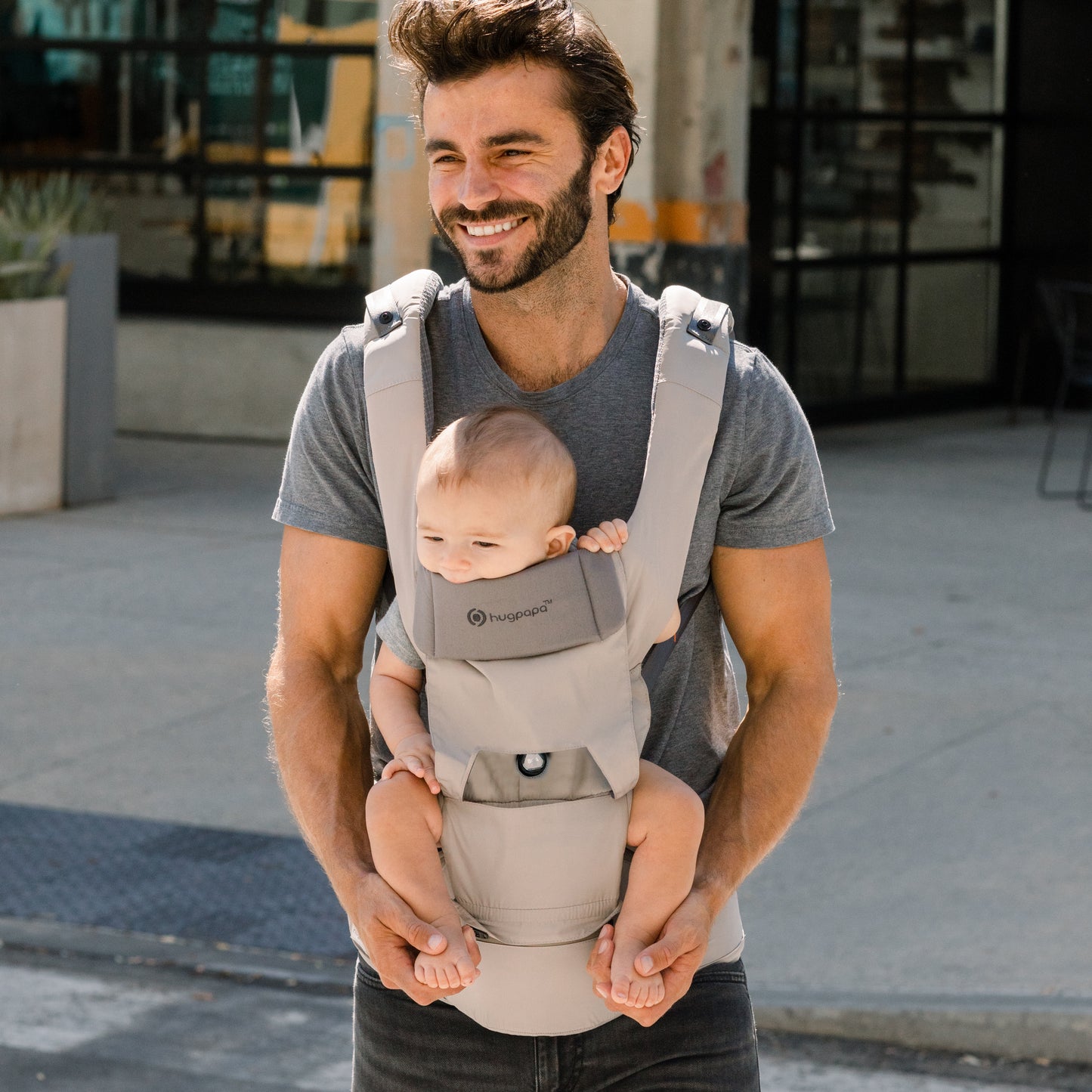 Dial-Fit PRO Baby Carrier - Taupe Gray