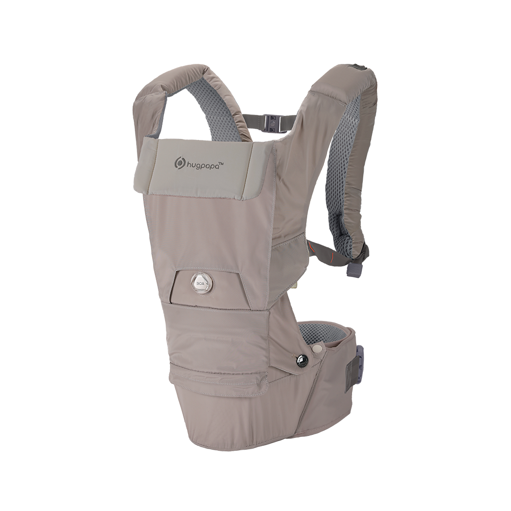 Dial-Fit PRO Baby Carrier - Taupe Gray