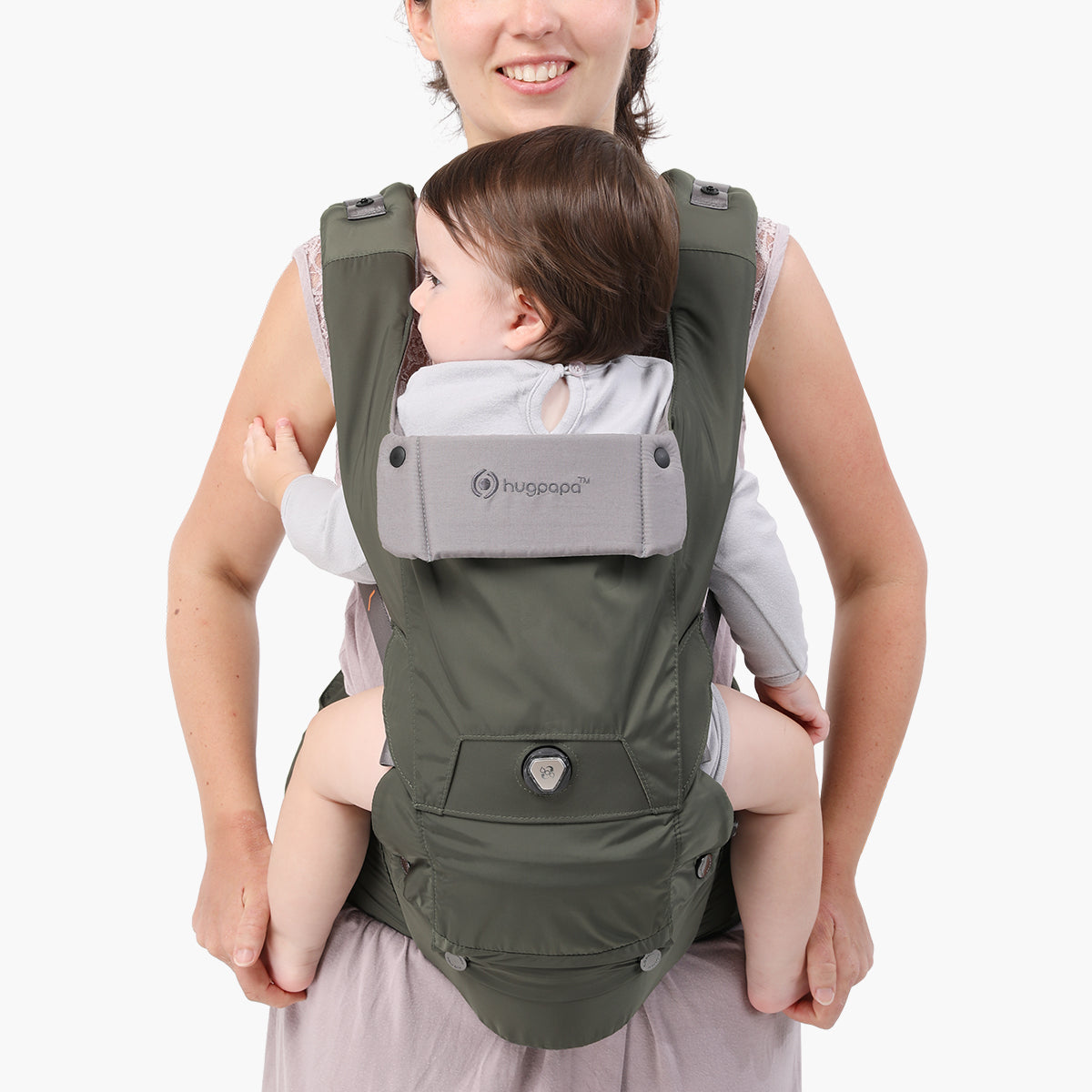 Dial-Fit 3-In-1 Hip Seat Baby Carrier Bundle <br>KhaKi