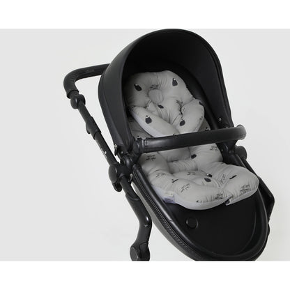 Banana Neck Cushion Stroller Liner <br>Cool Gray