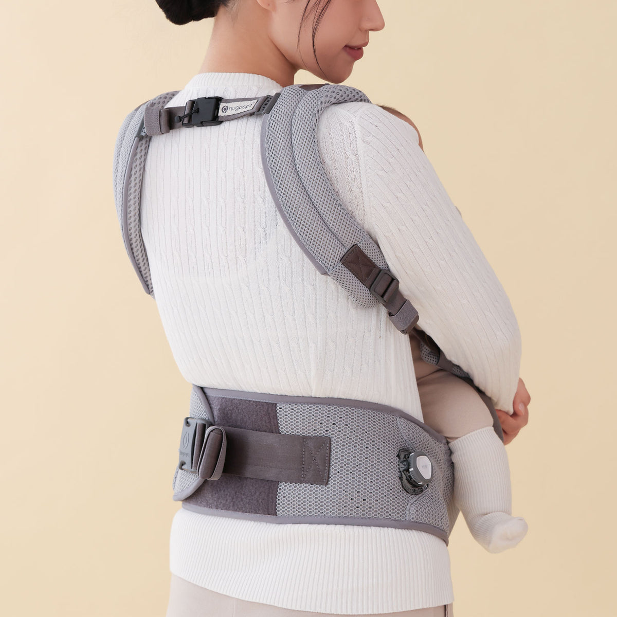 Dial-Fit MAX Baby Carrier - LightGray