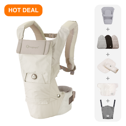 [Nursery Starter Set] Dial-Fit PRO Baby Carrier - Ivory