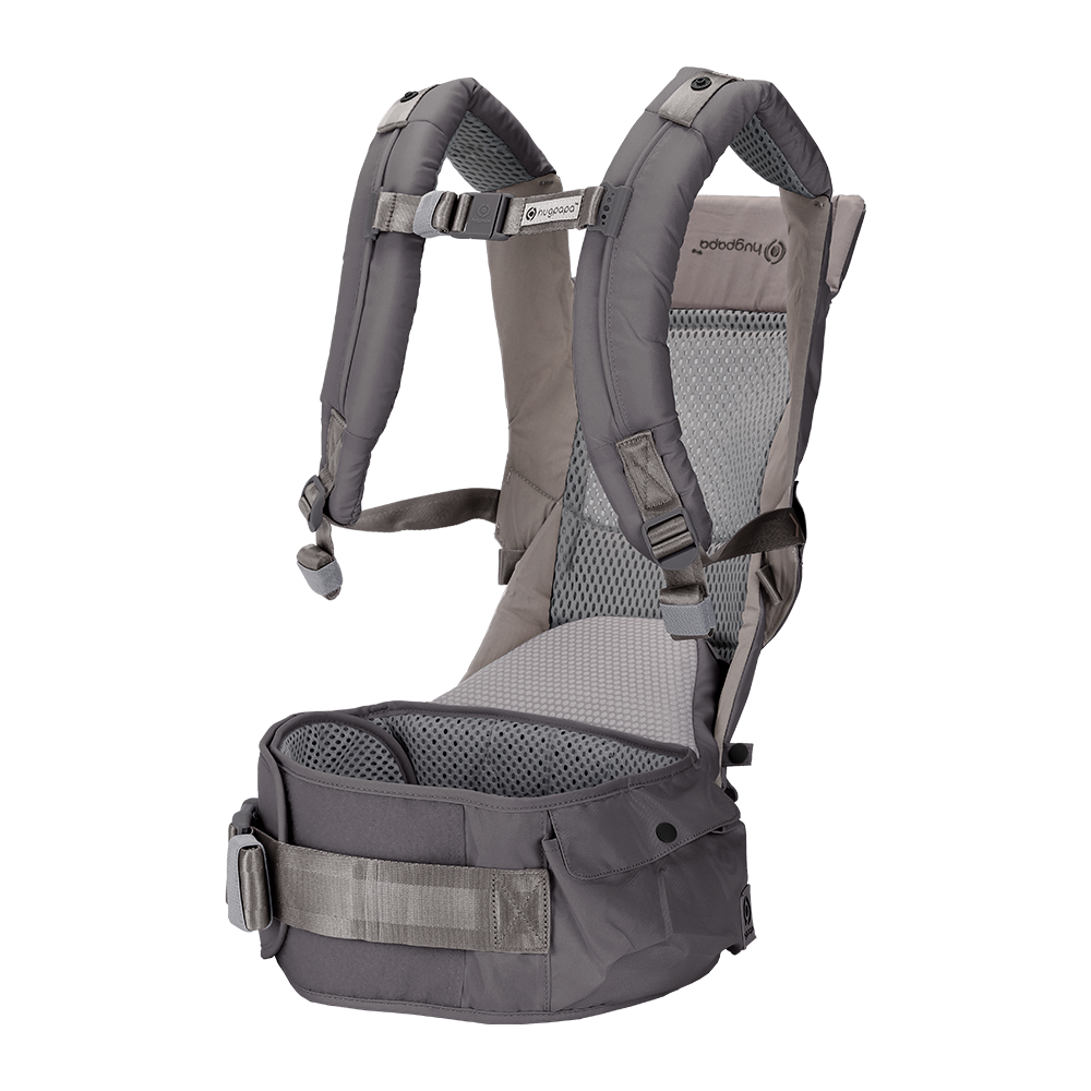 [Essential Set] Dial-Fit PRO Baby Carrier - Dark Gray & Drool Bib