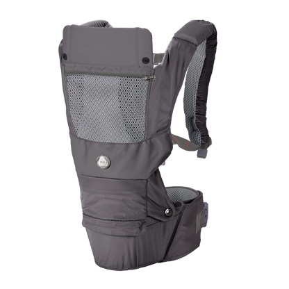 [Essential Set] Dial-Fit PRO Baby Carrier - Dark Gray & Drool Bib