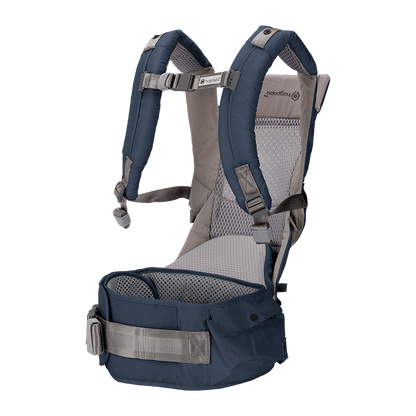 [Essential Set] Dial-Fit PRO Baby Carrier - Navy Blue & Drool Bib