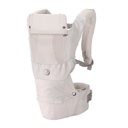 [Essential Set] Dial-Fit PRO Baby Carrier - Oatmeal & Drool Bib