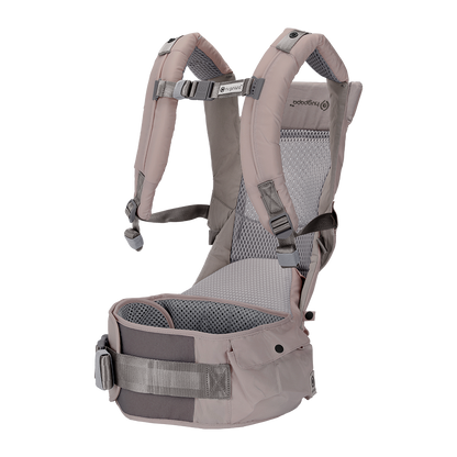 [Essential Set] Dial-Fit PRO Baby Carrier - Taupe Grey & Drool Bib