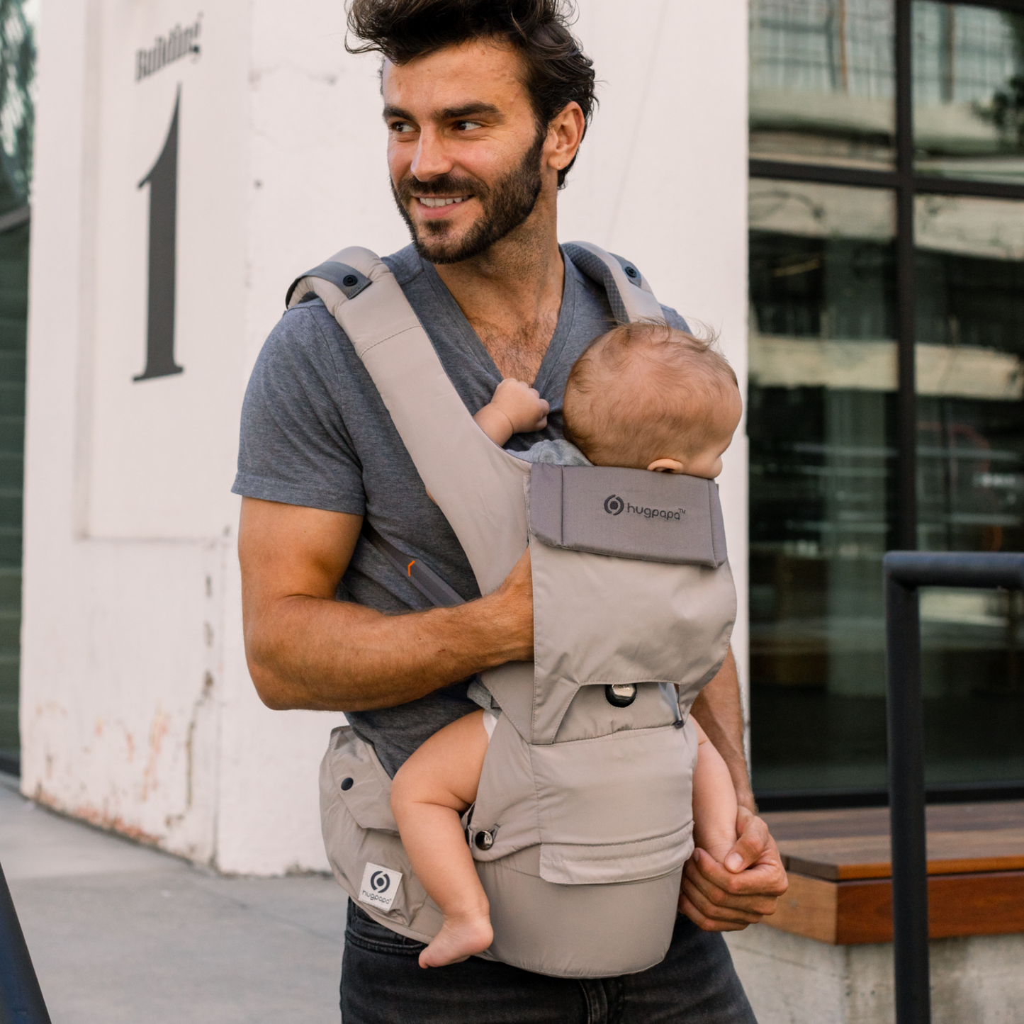 [Nursery Starter Set] Dial-Fit PRO Baby Carrier - Taupe Gray