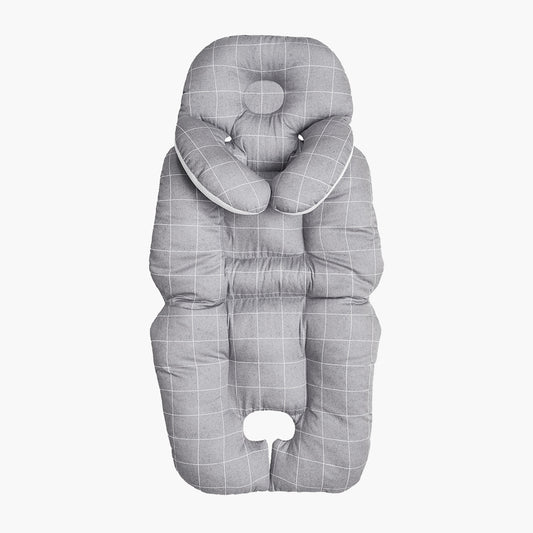 Banana Neck Cushion Stroller Liner <br>Gray