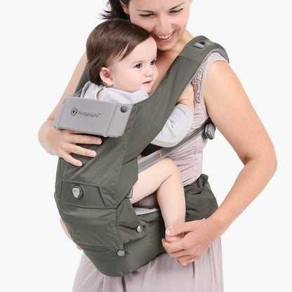 Dial-Fit 3-In-1 Hip Seat Baby Carrier Bundle <br>KhaKi