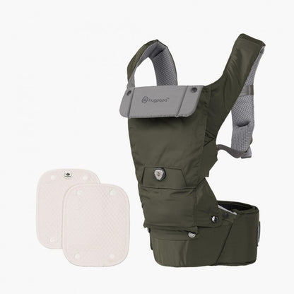 Dial-Fit 3-In-1 Hip Seat Baby Carrier Bundle <br>KhaKi