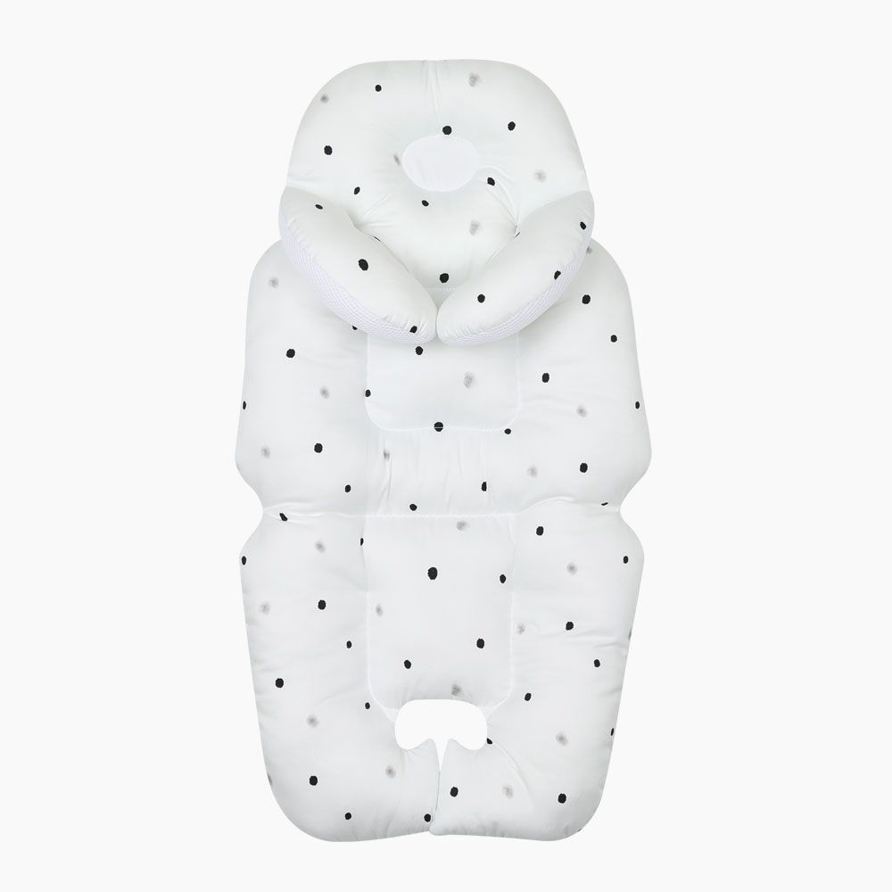 Banana Neck Cushion Stroller Liner <br>White