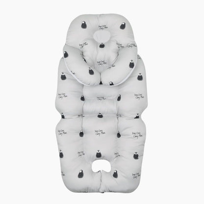 Banana Neck Cushion Stroller Liner <br>Light Gray
